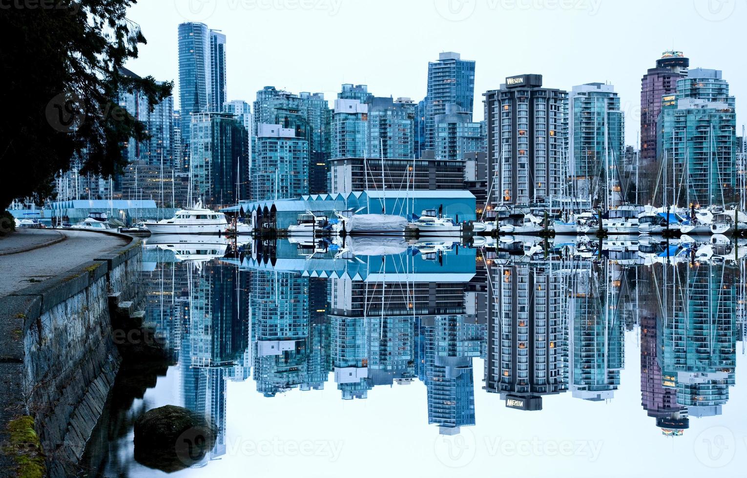 vancouver skyline canada foto