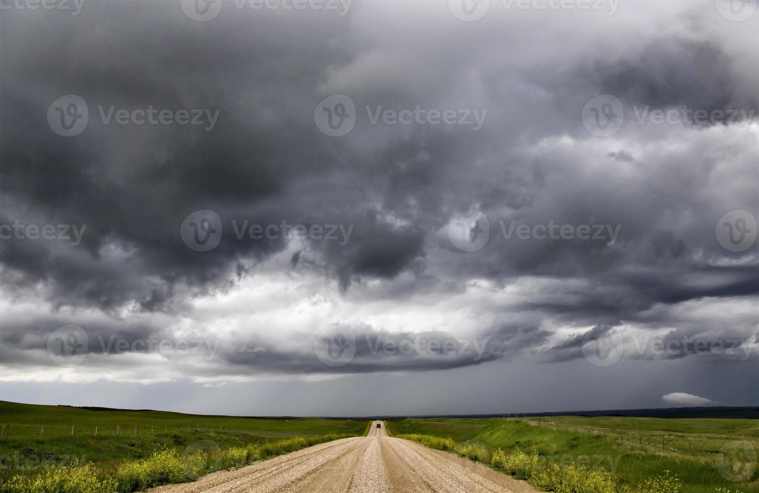 prairie onweerswolken canada foto