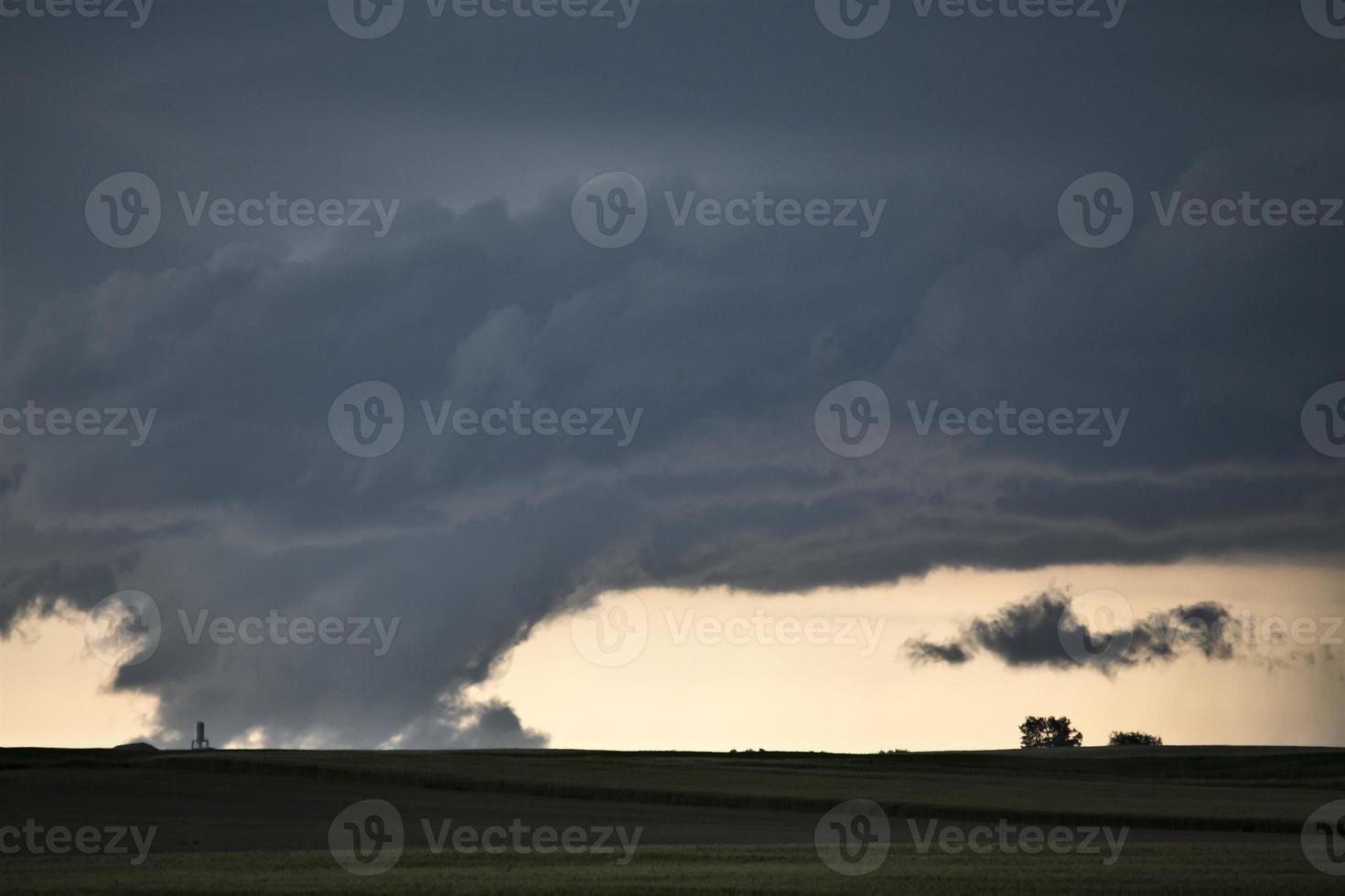 prairie onweerswolken foto