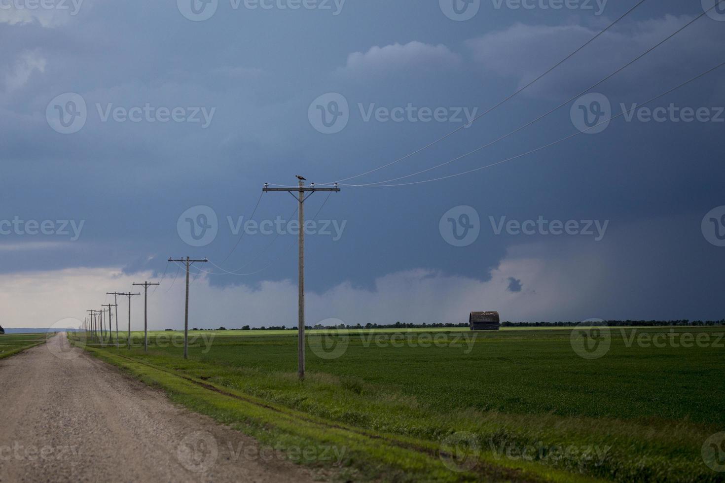 prairie onweerswolken foto