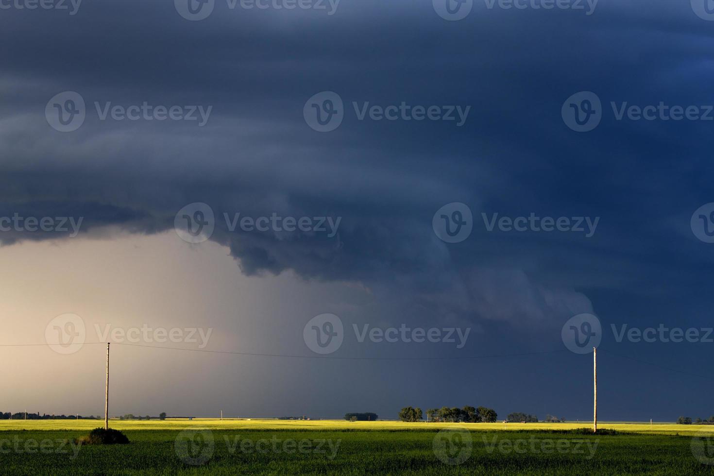 prairie onweerswolken foto