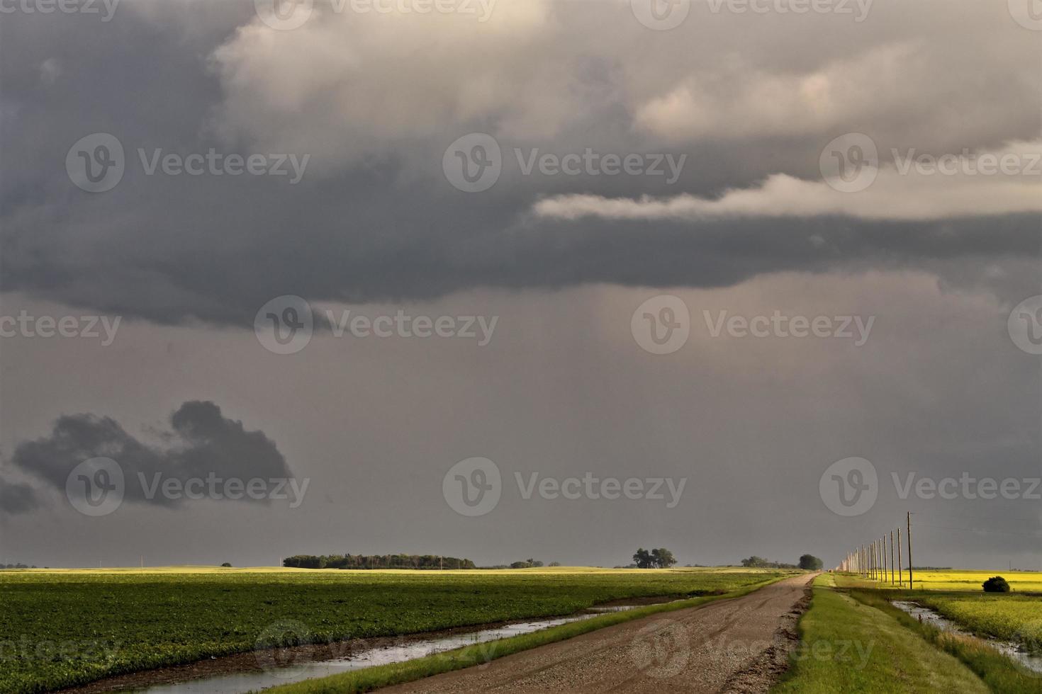 prairie onweerswolken foto