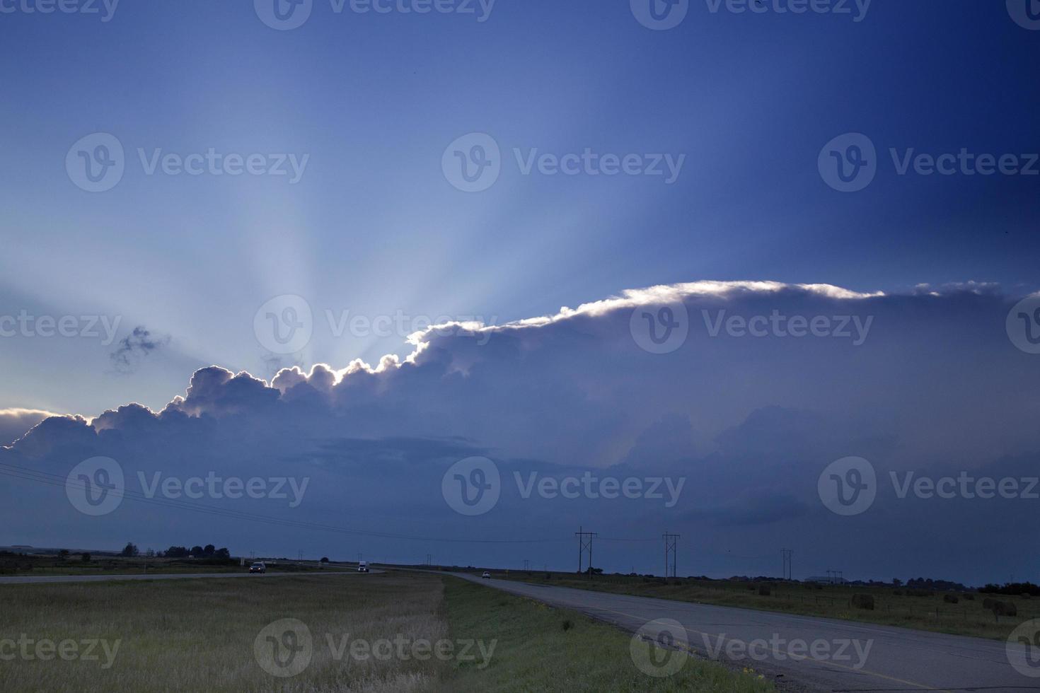 storm wolken saskatchewan foto