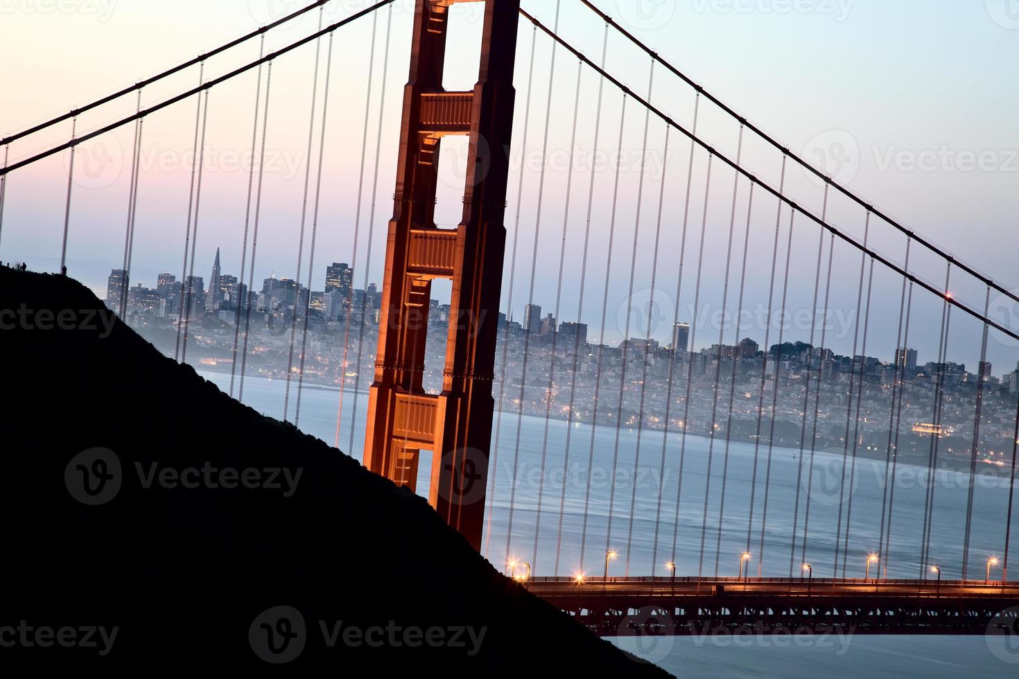 skyline van san fransisco foto