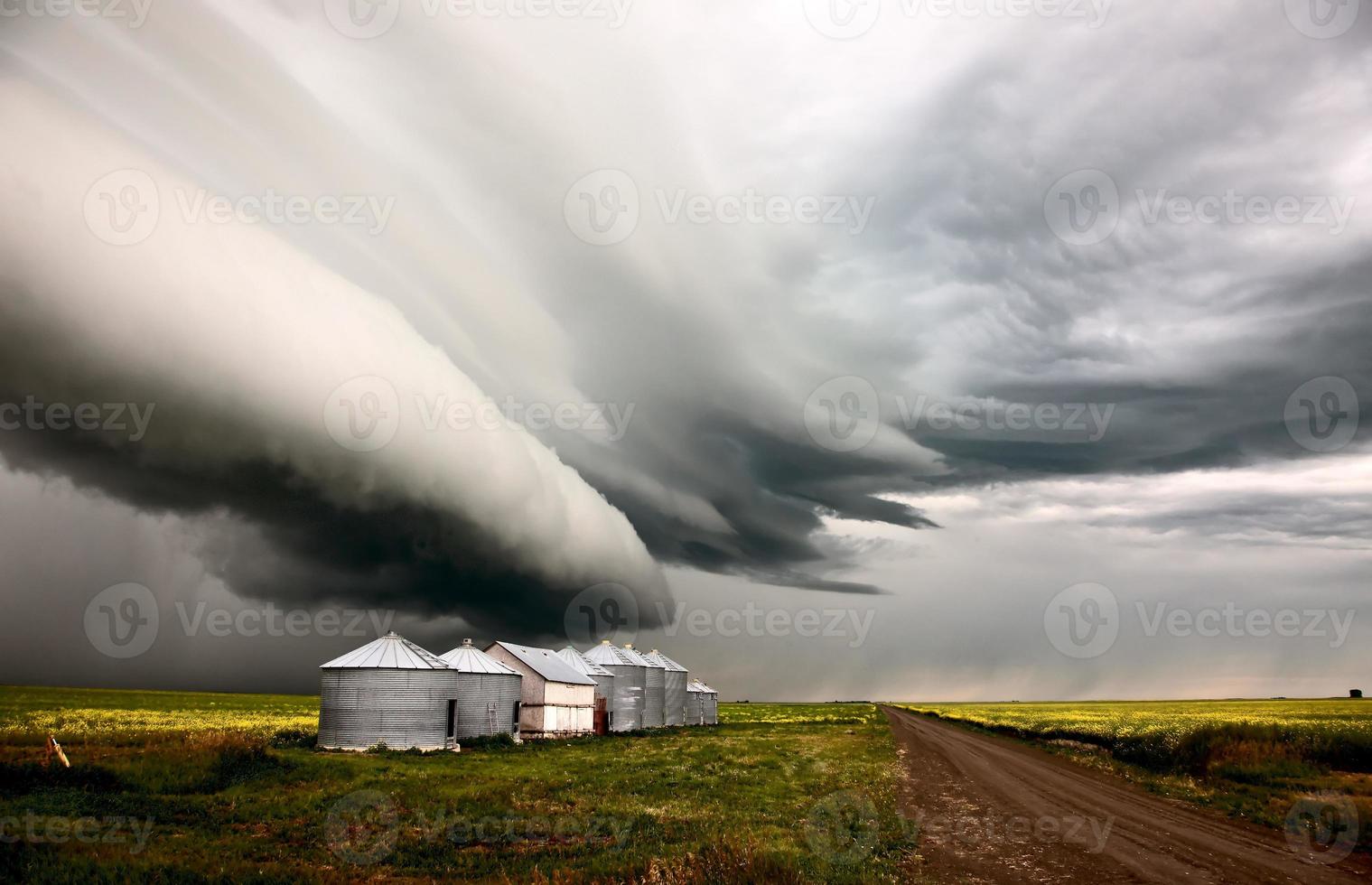 prairie onweerswolken foto