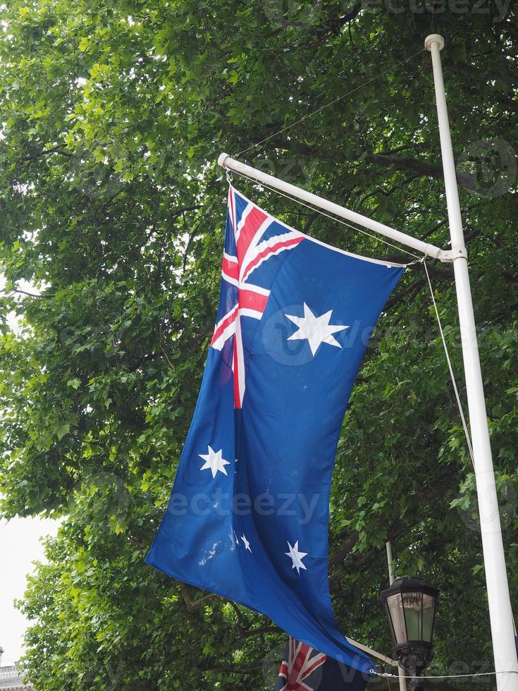 Australische vlag van Australië foto