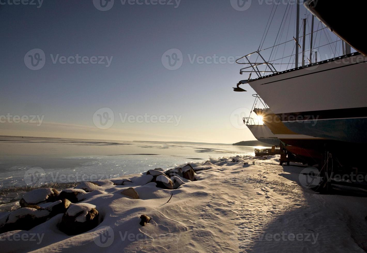 meer superieur in de winter foto