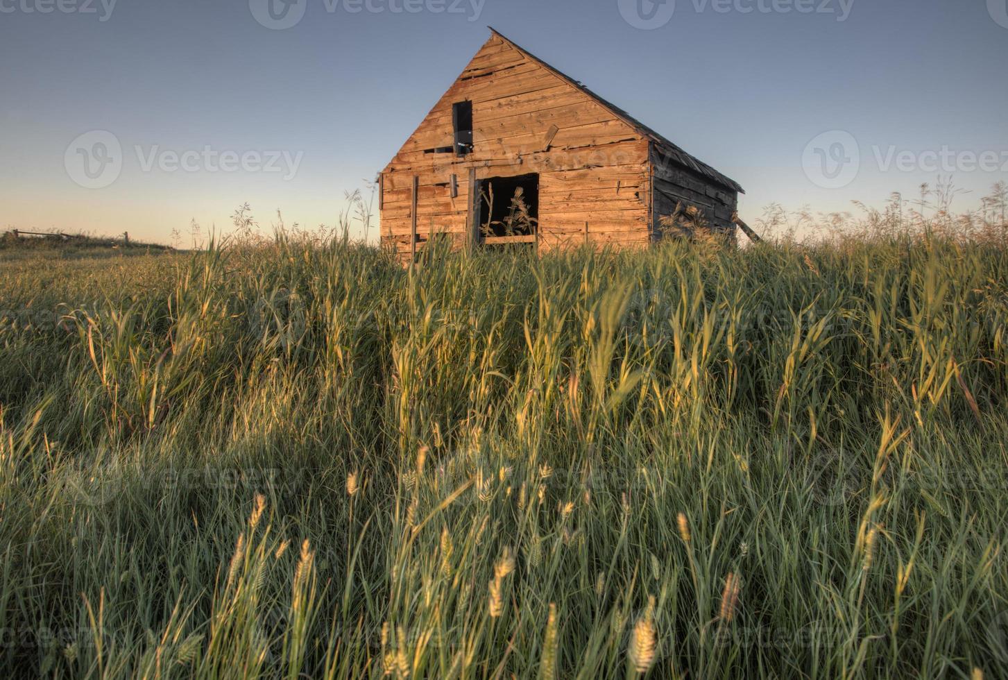 verlaten boerderij saskatchewan canada foto