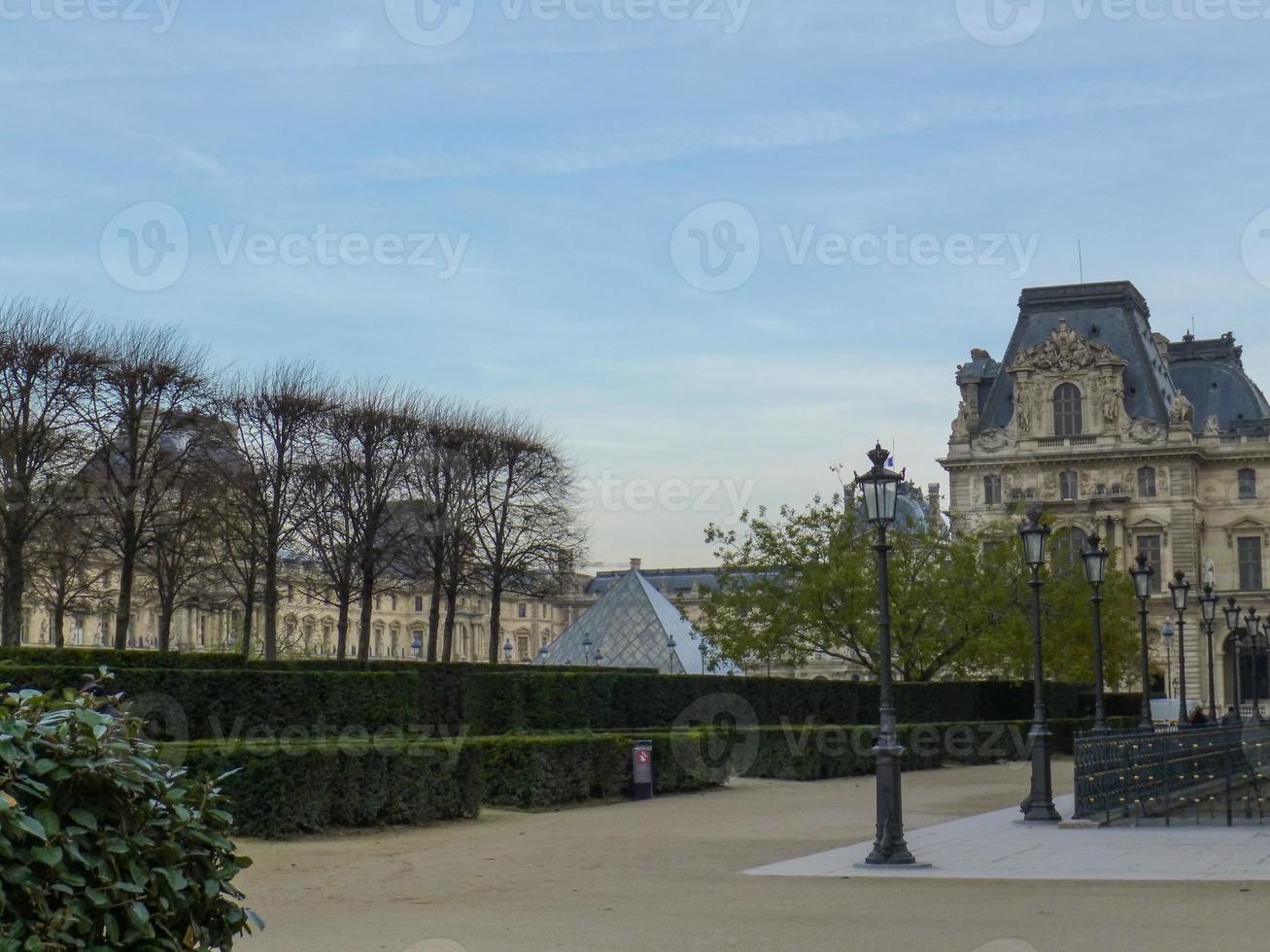 het musee du louvre louvre museum in parijs frankrijk foto