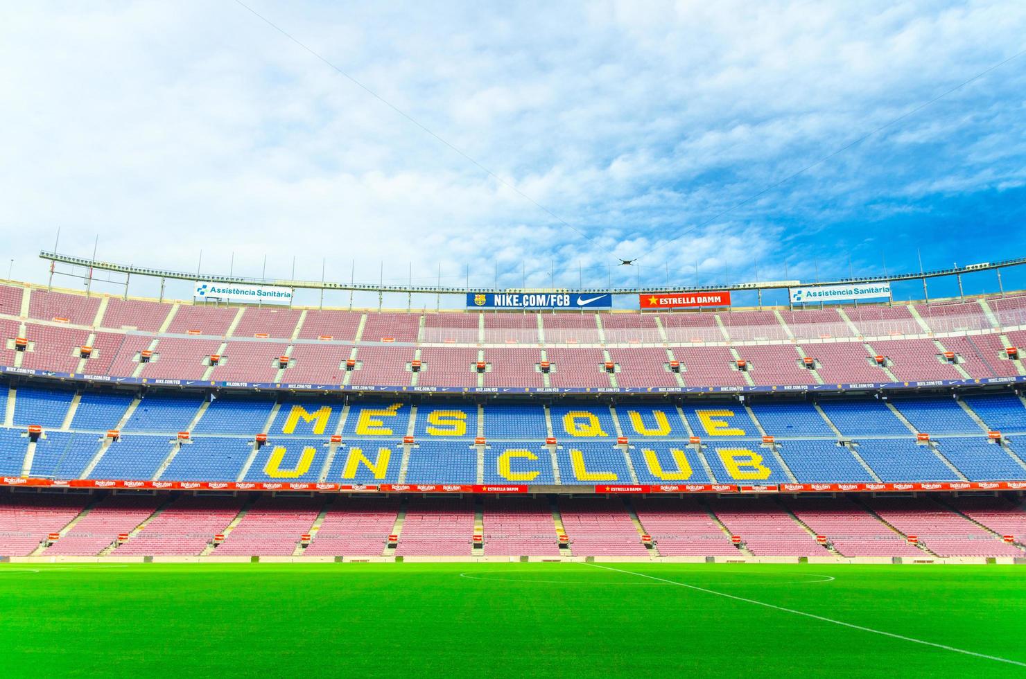 barcelona, spanje camp nou is het thuisstadion van voetbalclub barcelona foto