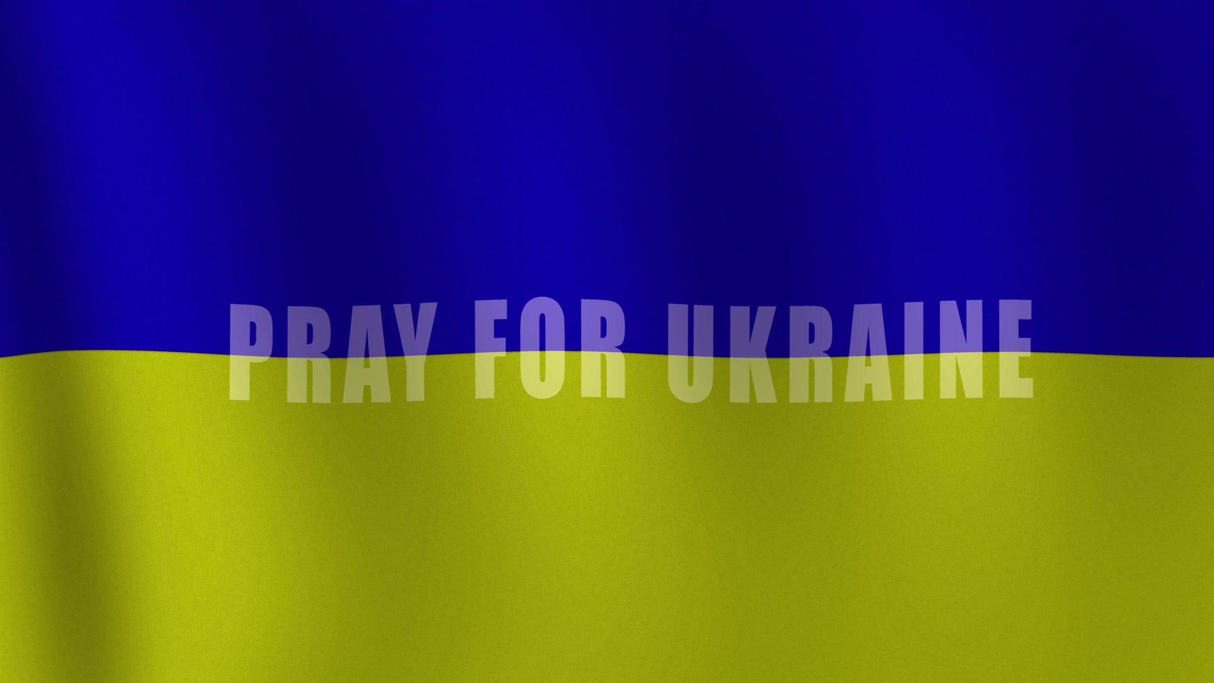 animatie gele en blauwe vlag van oekraïne. nationaal symbool van de staat oekraïne 4k foto