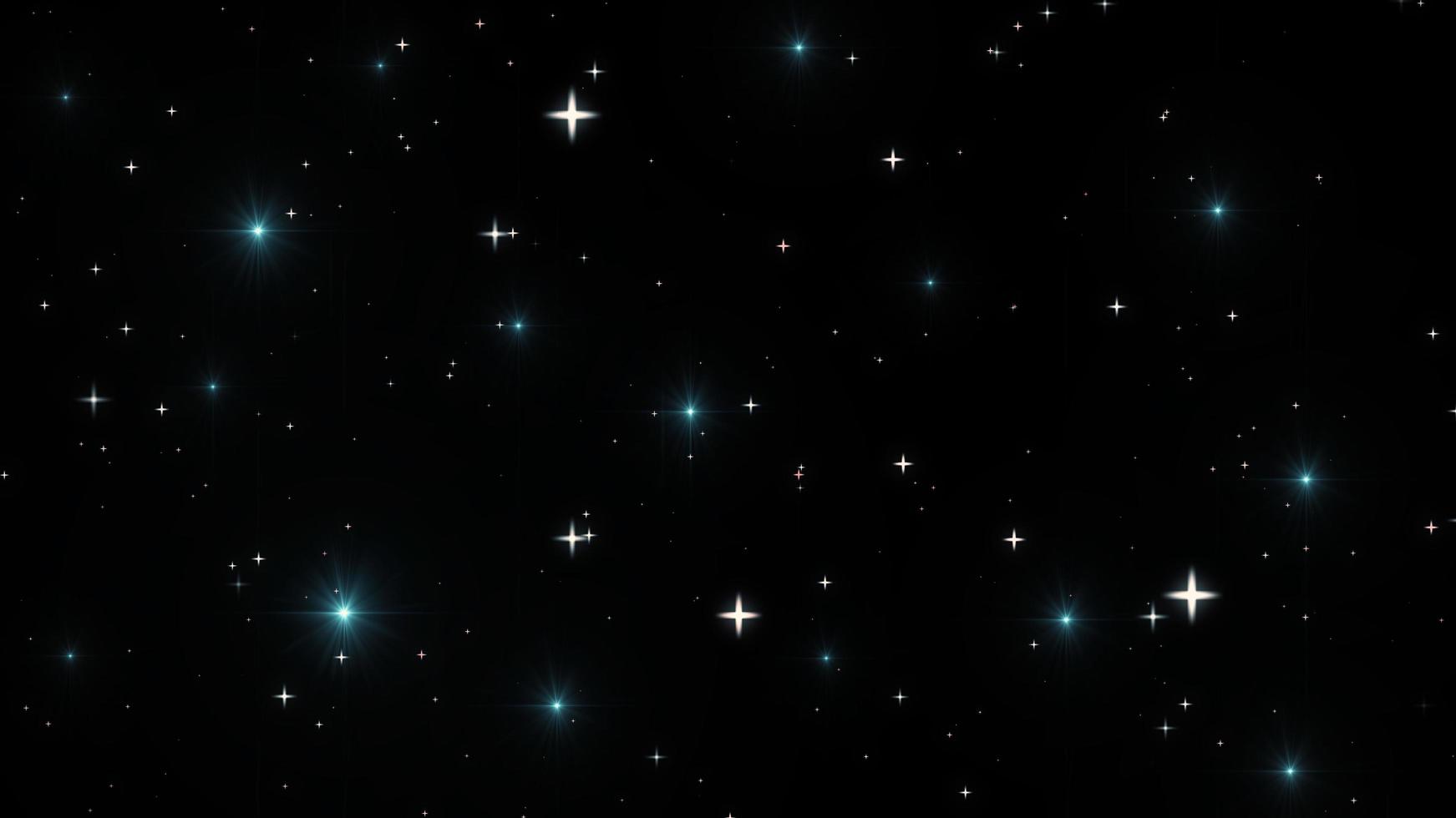 nachtelijke hemel met sterren fonkelend op zwarte achtergrond foto