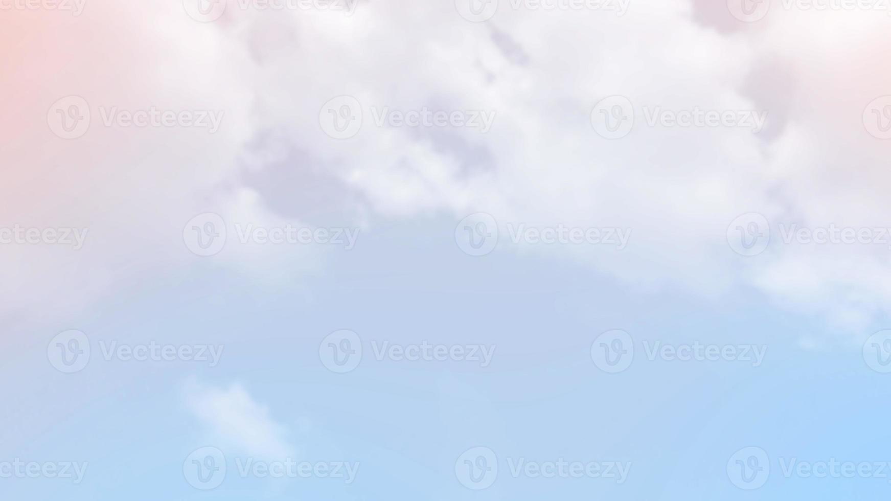 abstracte wazig mooie zachte wolk achtergrond met een pastel veelkleurig gradiënt concept voor trouwkaart ontwerp of presentatie foto