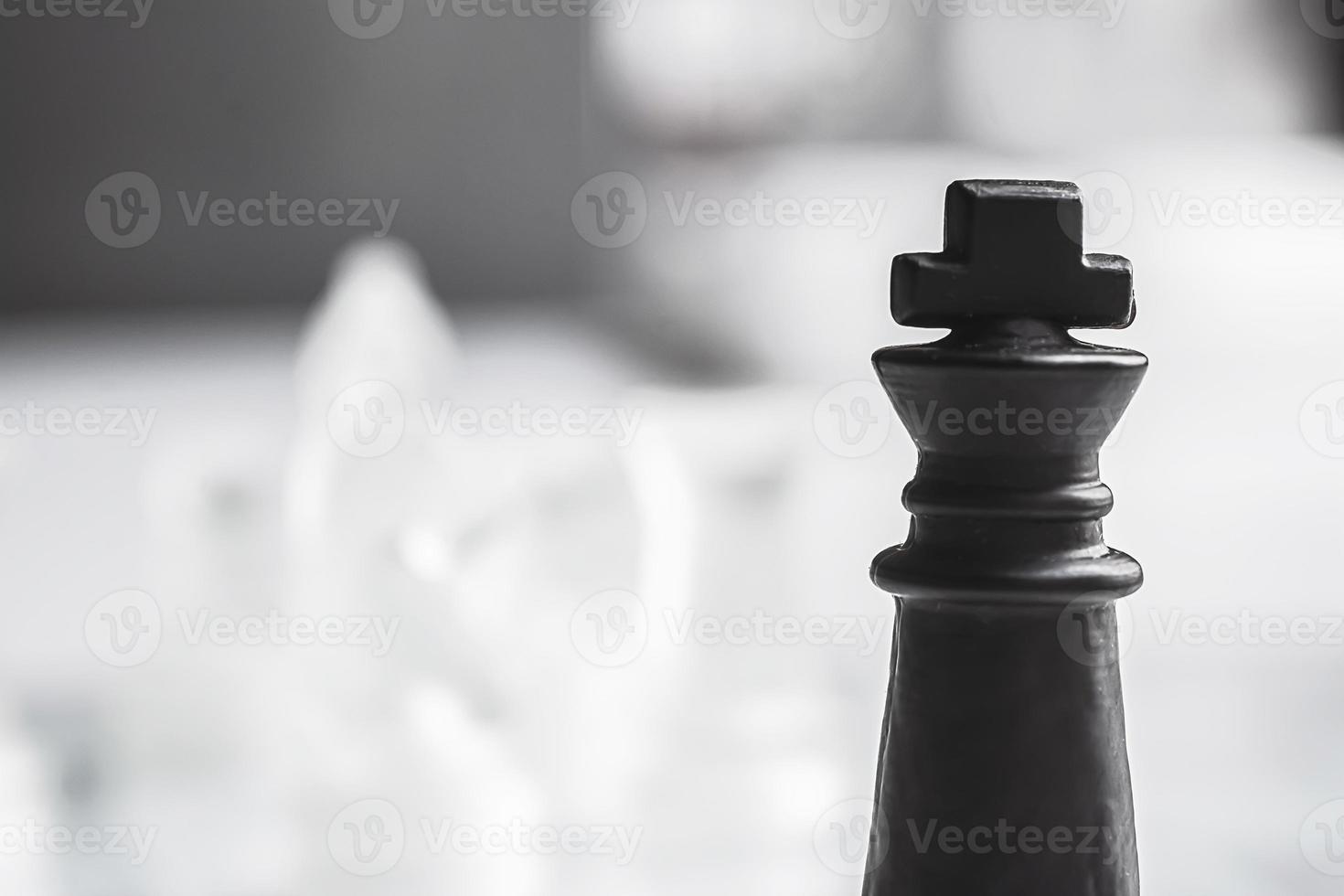 schaakfiguur schaakstukken symbool van competitie foto