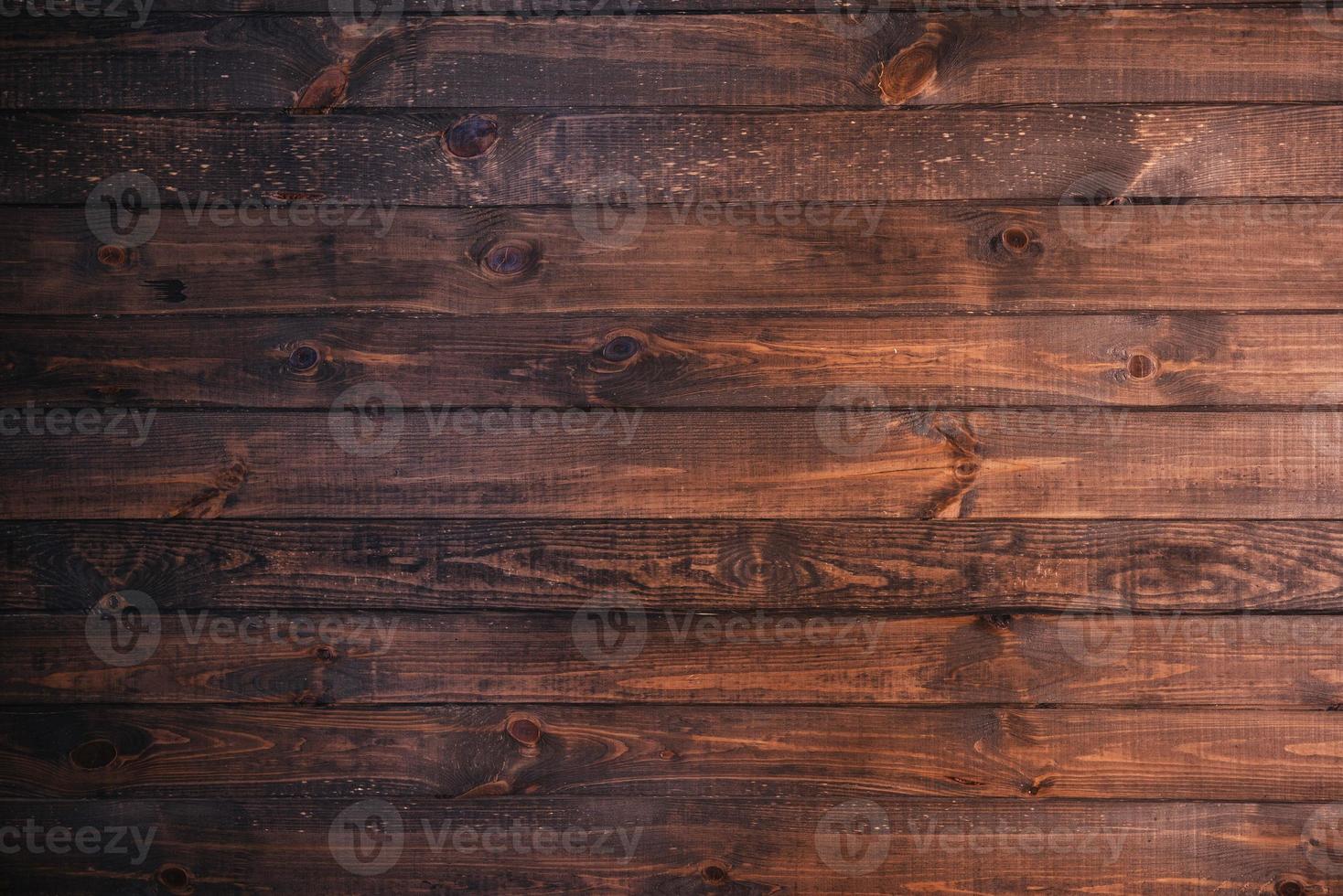 houten plank achtergrond. mooie donkerbruine houtstructuur foto
