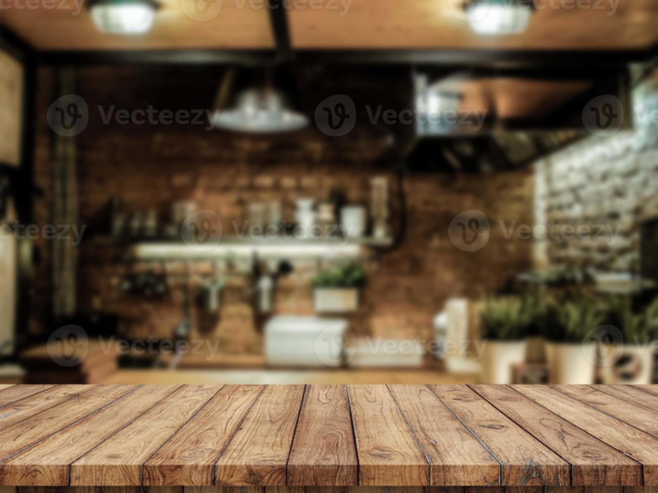 houten tafel achtergrond foto