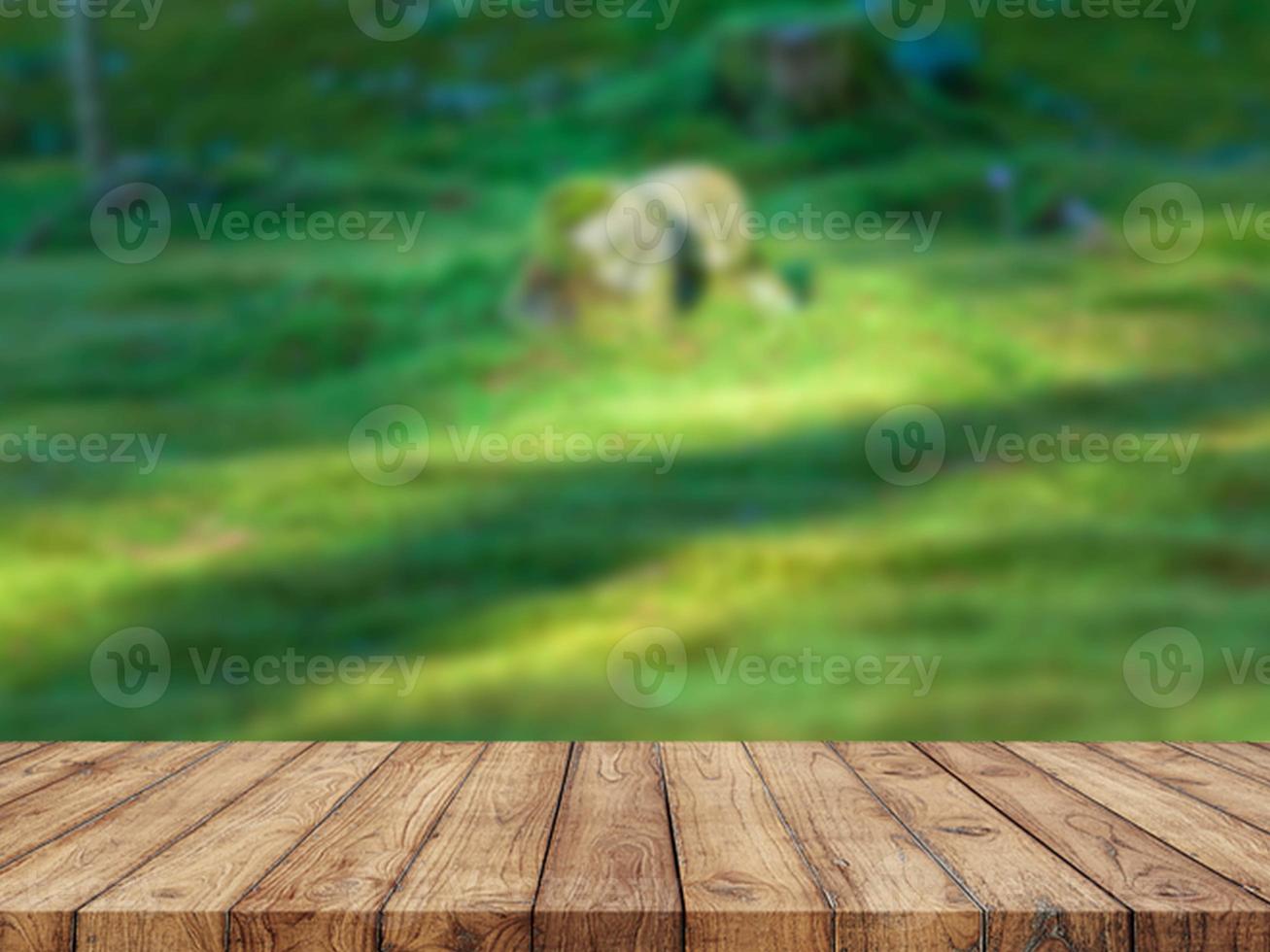 houten tafel achtergrond foto