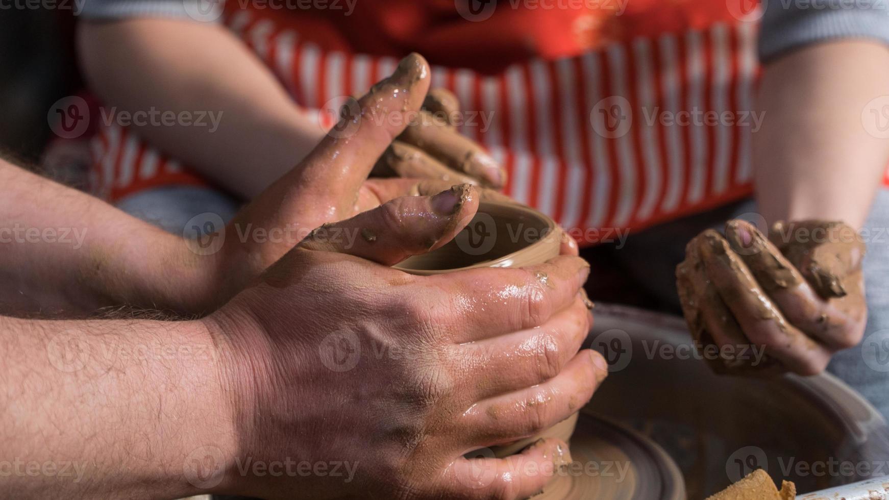 pottenbakkerij voor kinderen foto