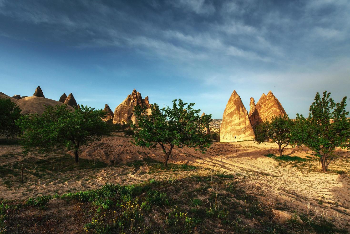 geweldige zonsondergang over cappadocië. kalkoen. Europa foto