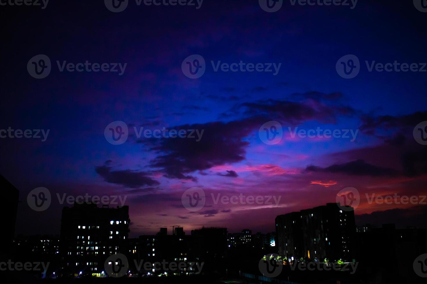 lucht met licht foto