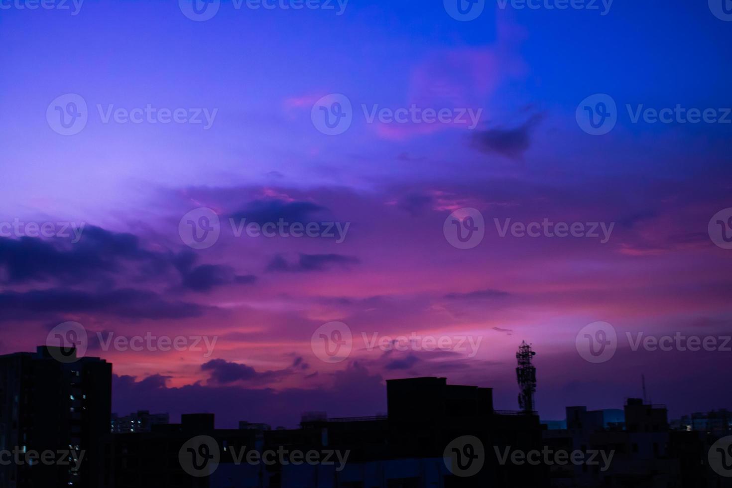 lucht met licht foto