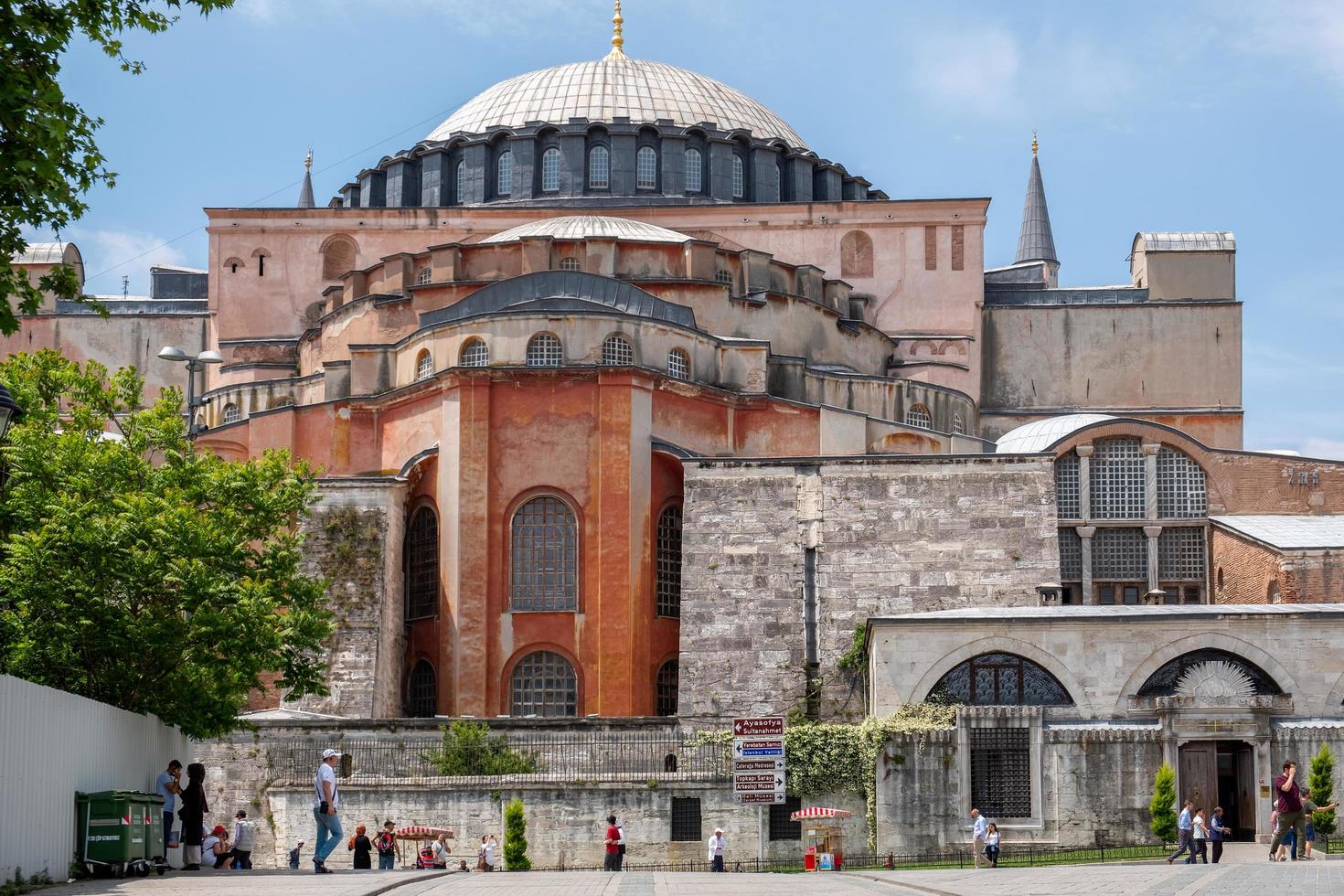 istanbul, turkije, 26 mei 2018-hagia sophia museum foto