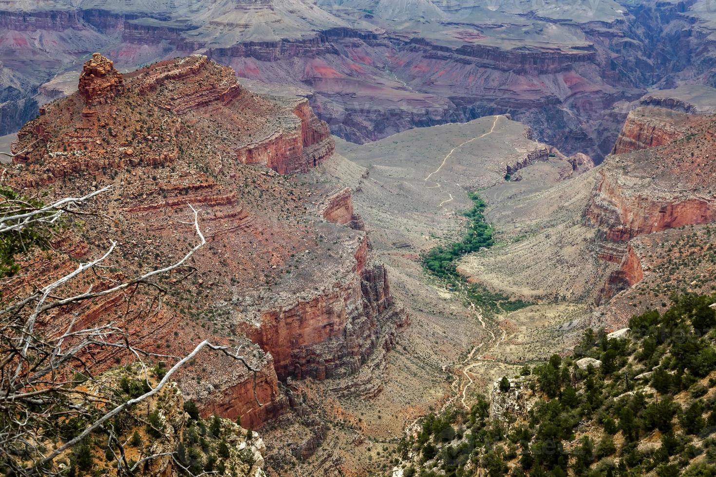 schilderachtig uitzicht op de Grand Canyon foto