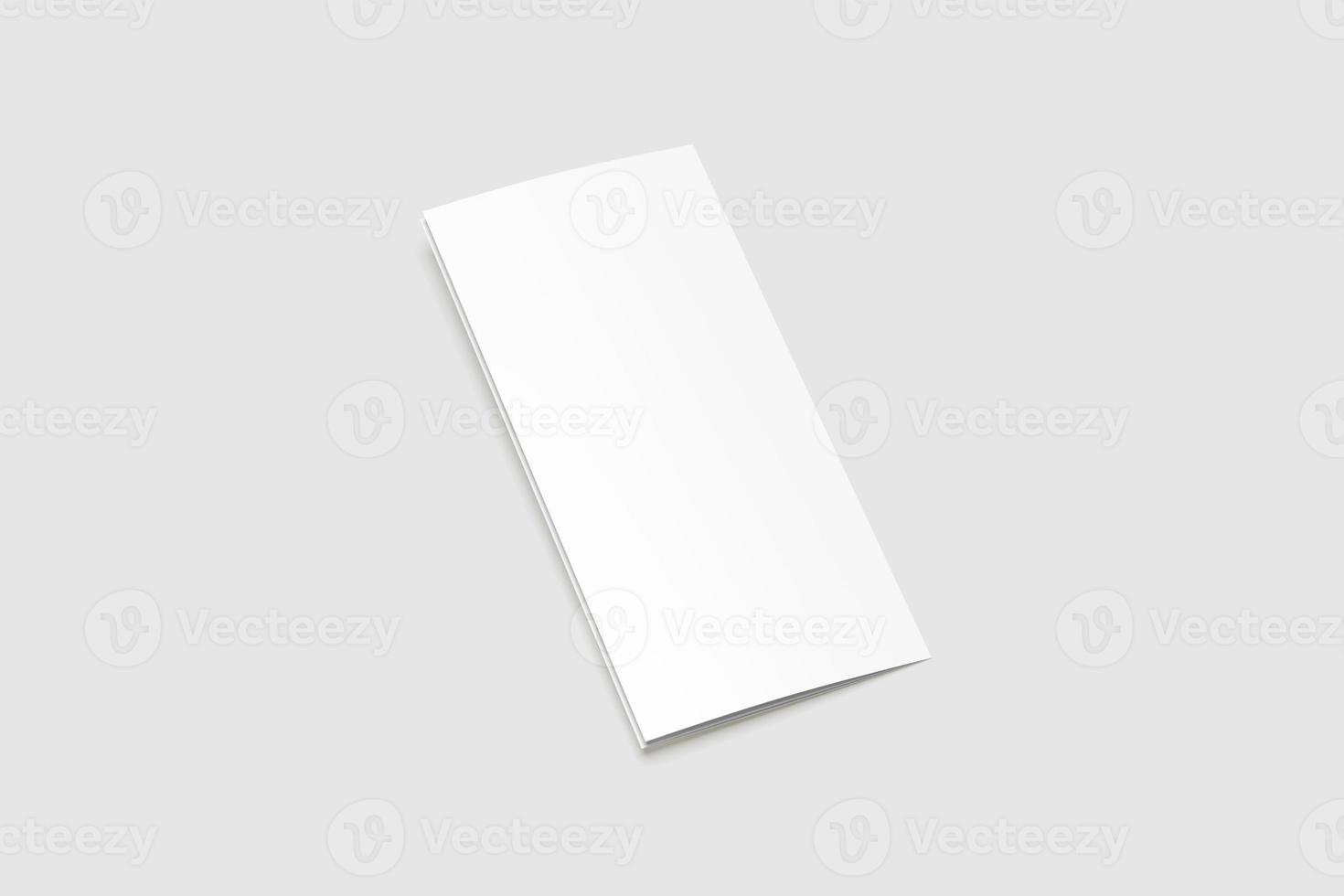 a4 driebladige brochure blanco mockups foto