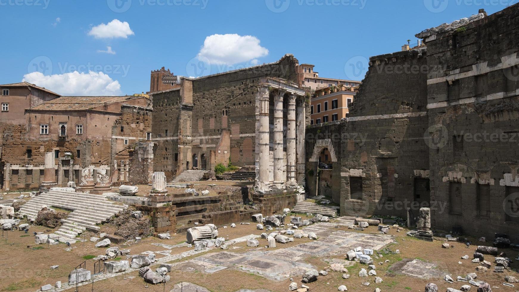 nerva forum en tempel rome lazio italië foto