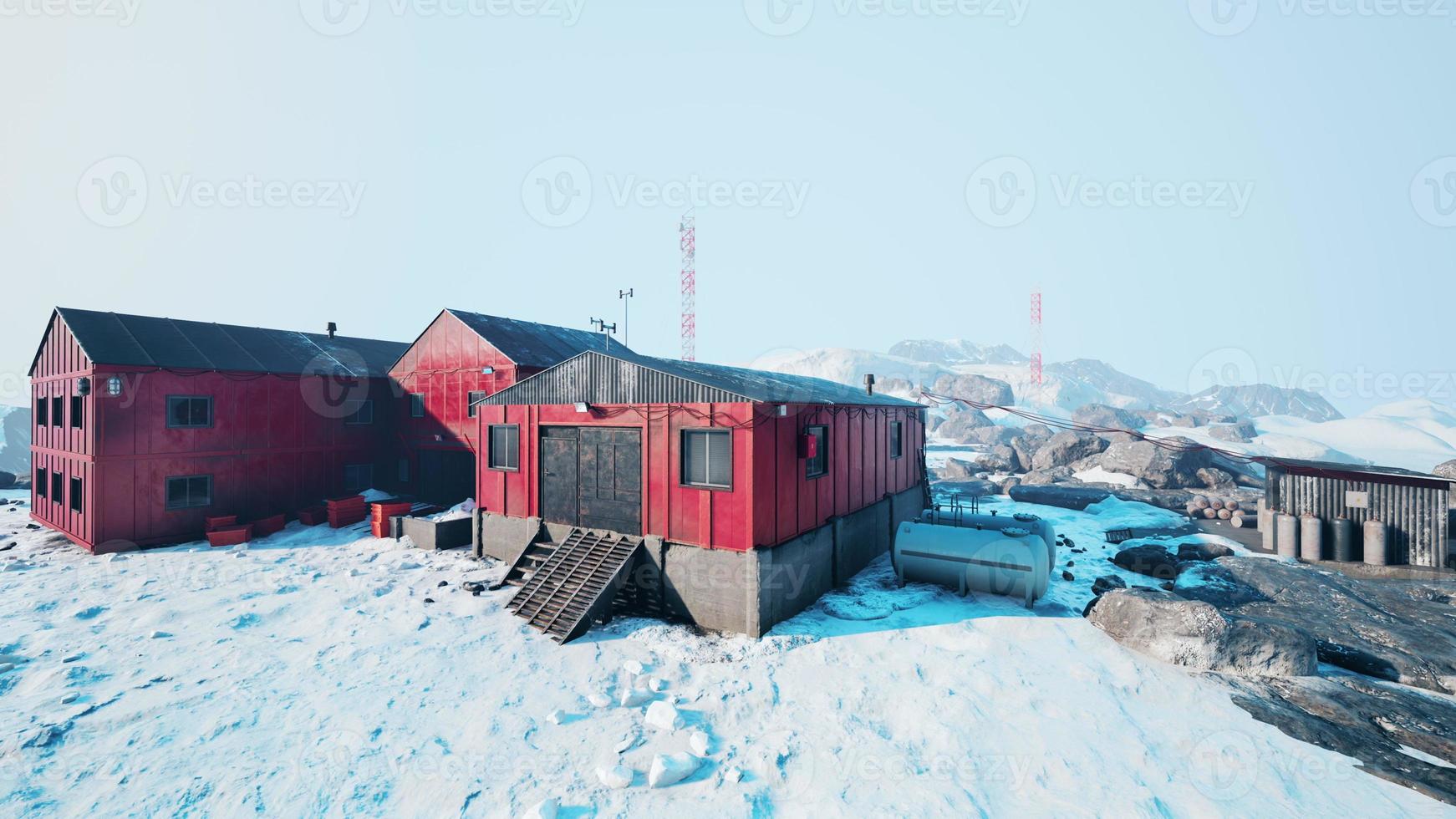 antarctische bases op het Antarctisch Schiereiland foto