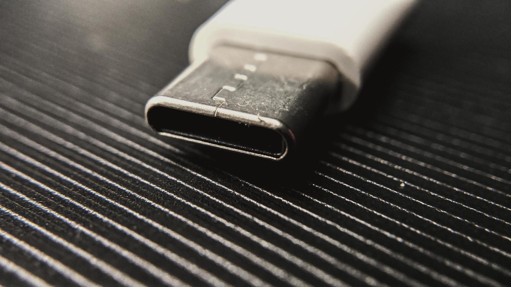 close-up foto van usb type-c adapterkabel