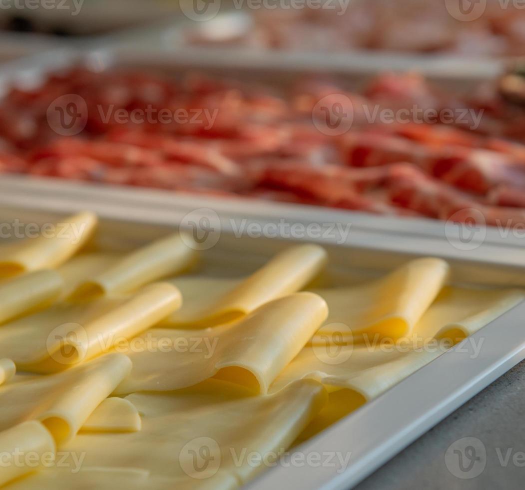 buffettafel voor ontbijt foto