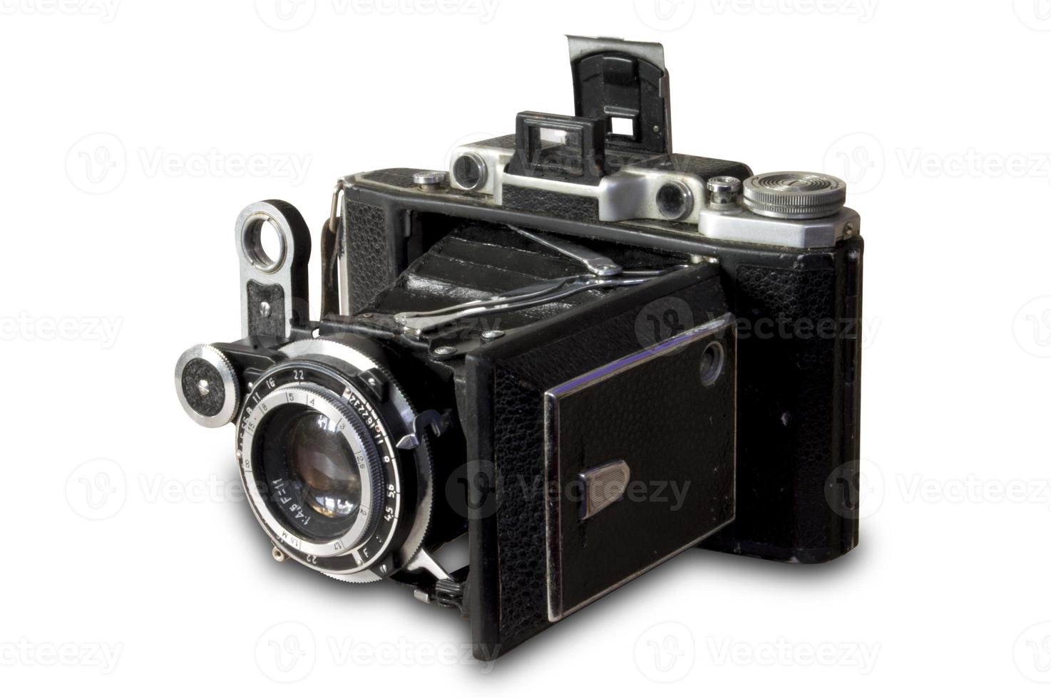 vintage opvouwbare filmcamera foto