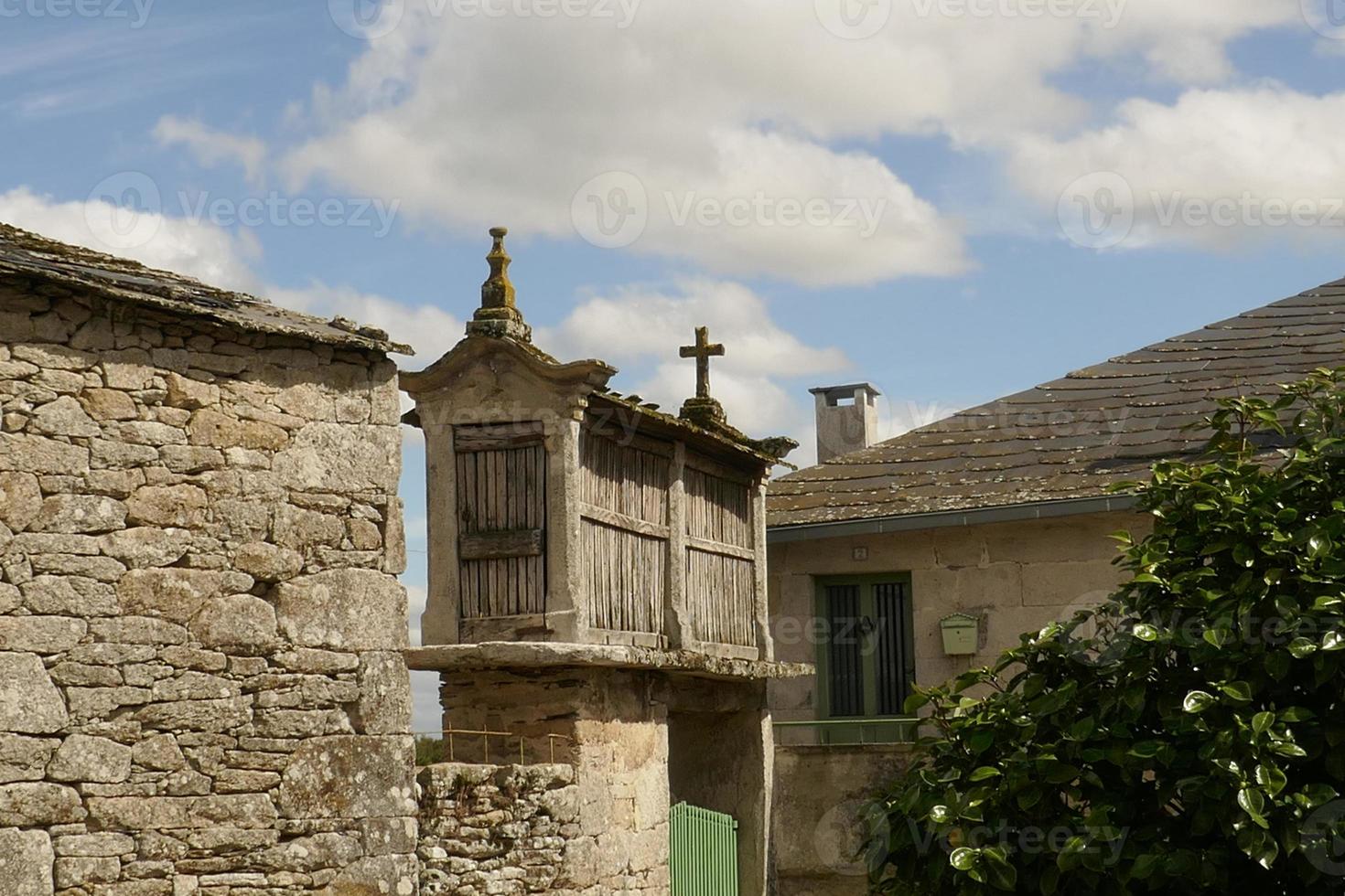 uitzichten en details van het platteland van Lugo foto