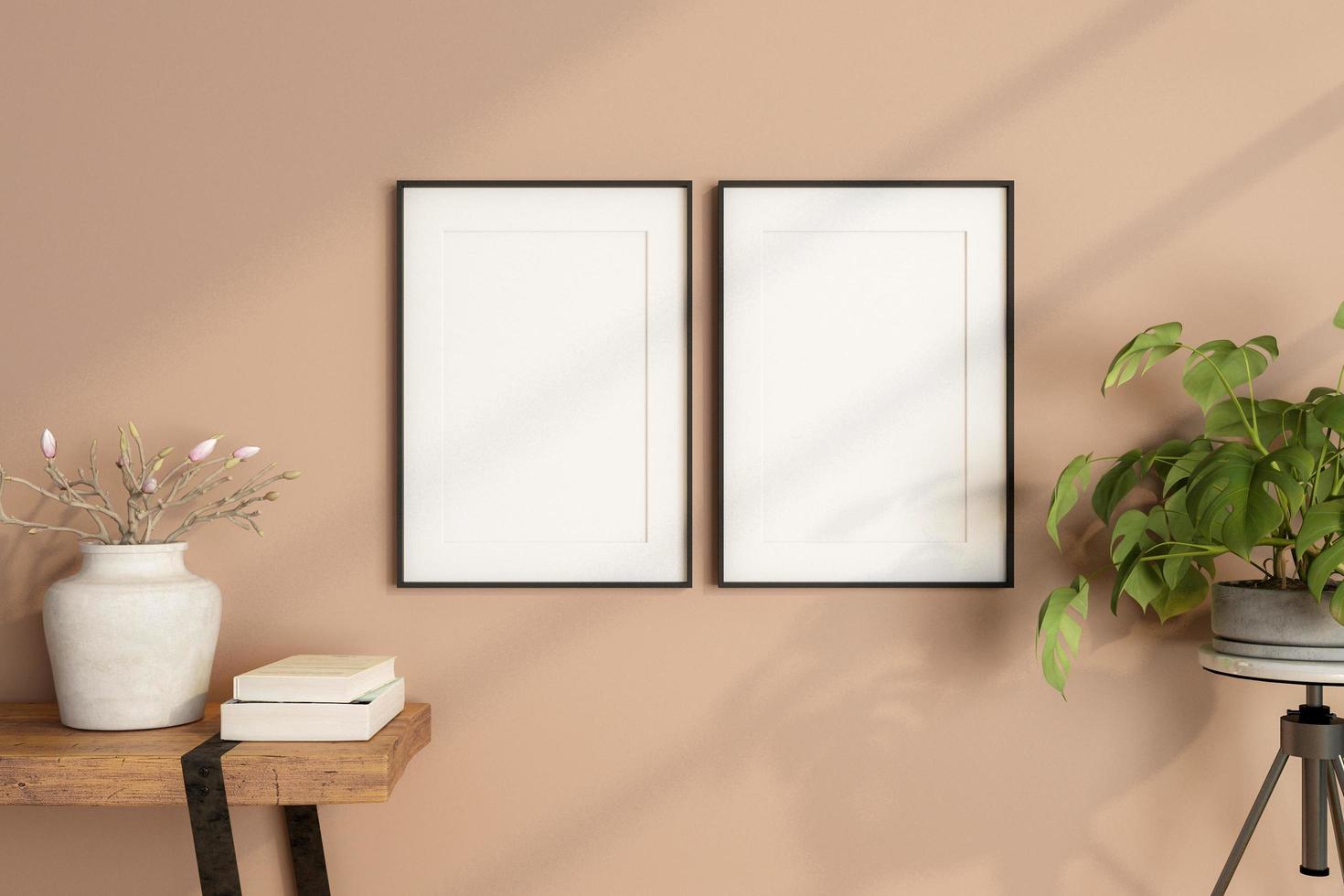 frame mockup ontwerp foto