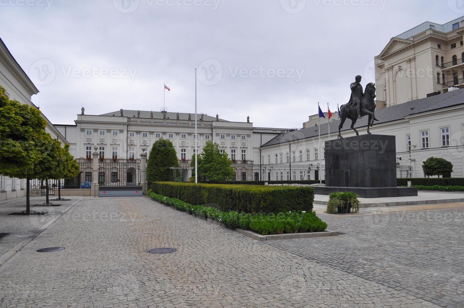 palac prezydencki betekent presidentieel paleis in Warschau foto