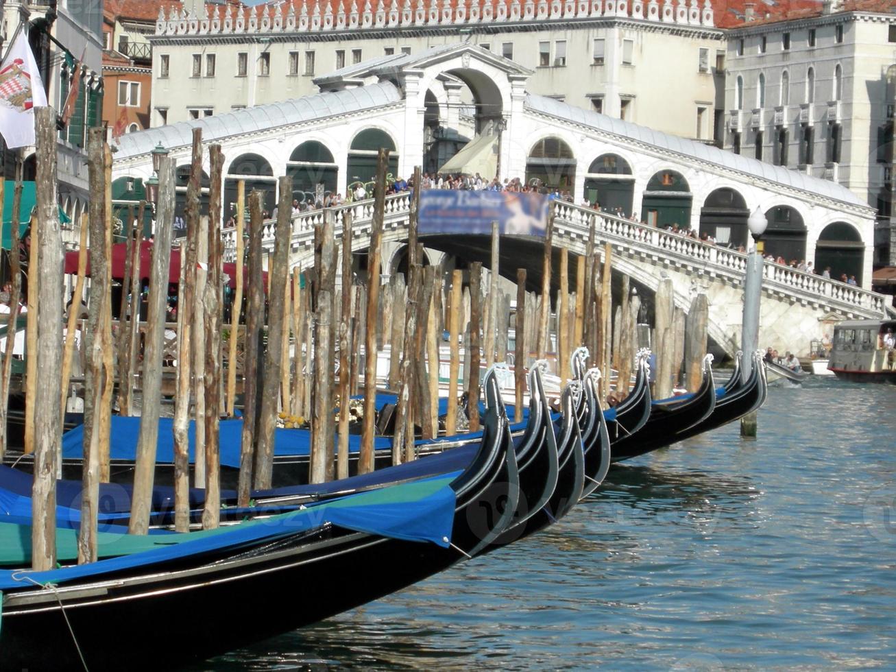 stad venetië venezia in italië foto