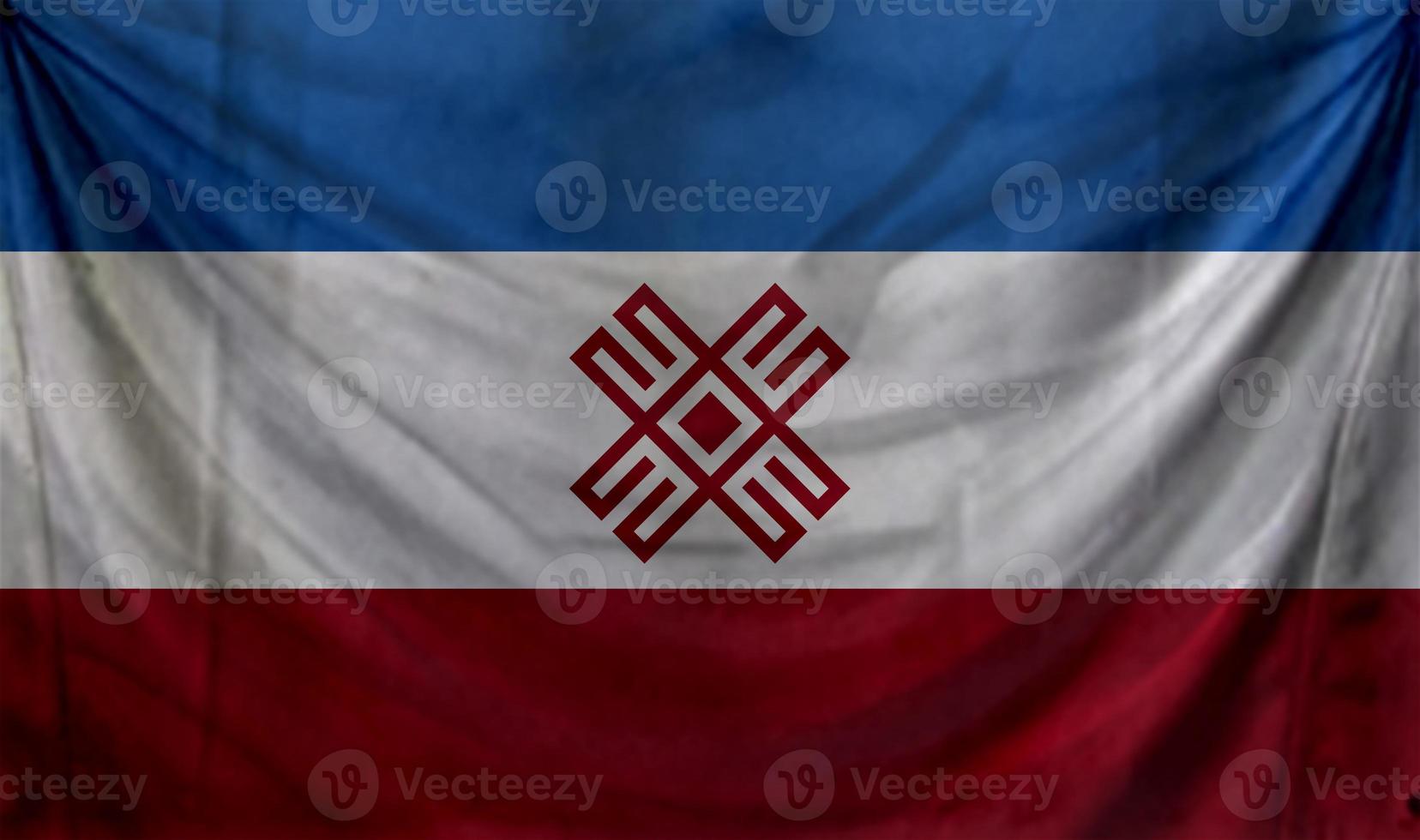 mari el vlag golf ontwerp foto