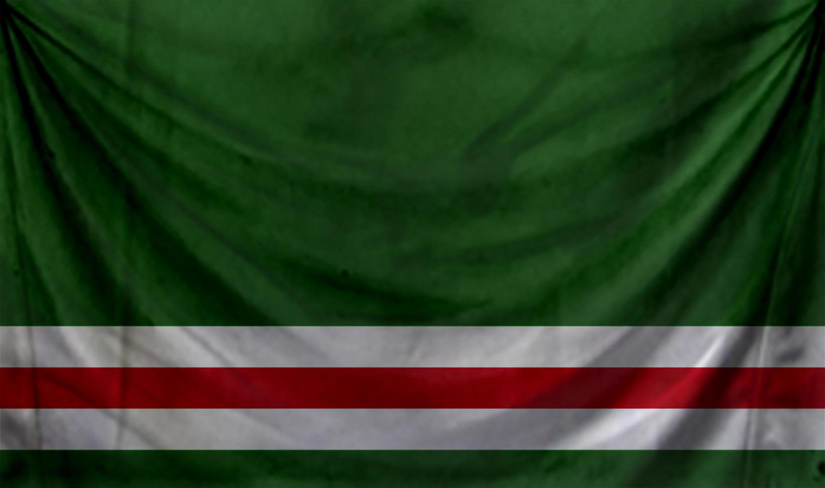 Tsjetsjeense Republiek Ijkerië vlag golf ontwerp foto
