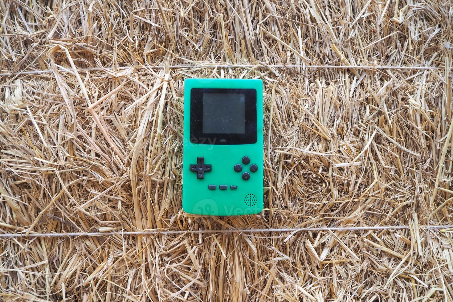 gameboy is groene kleur foto