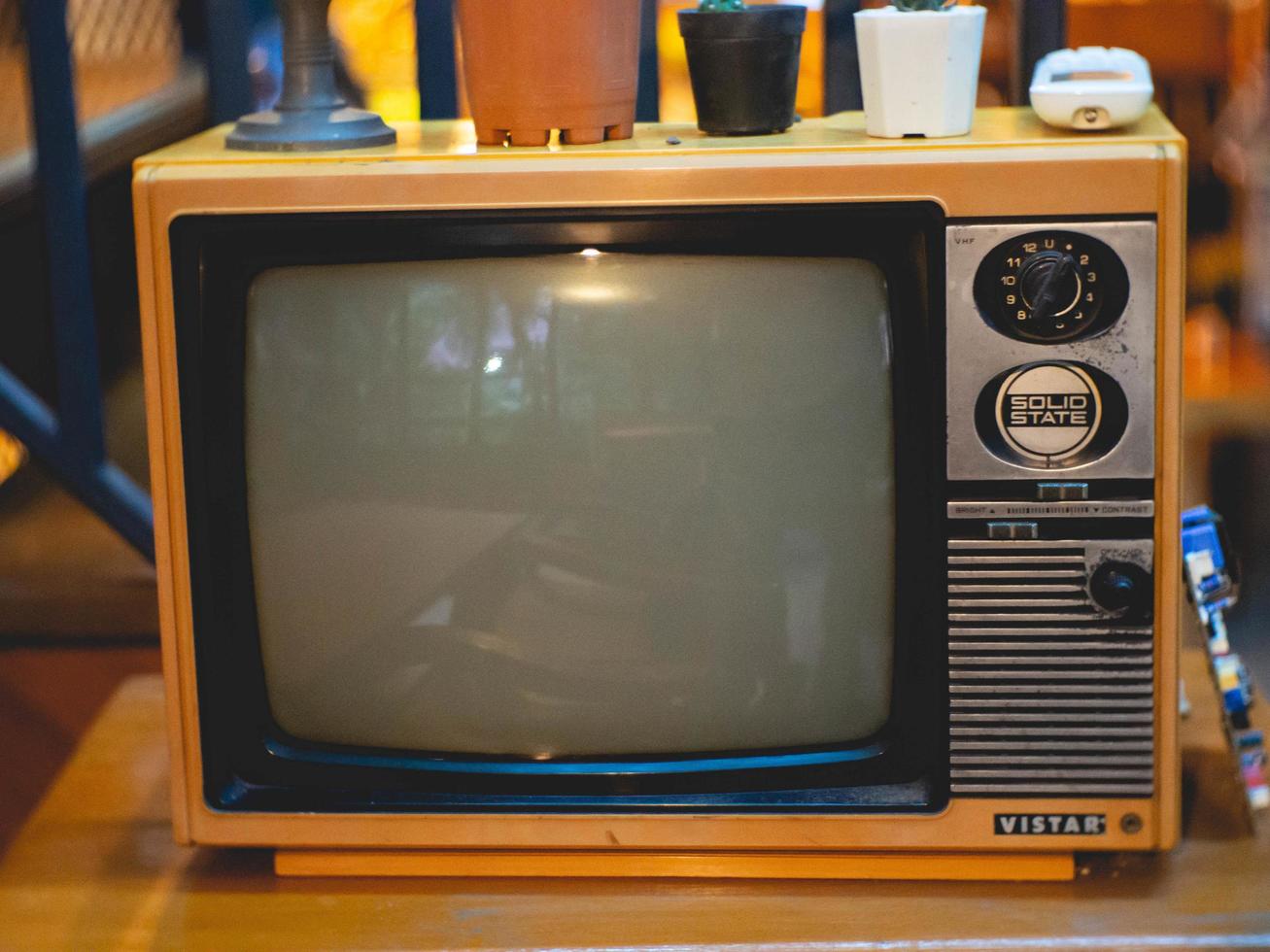 tv en vintage foto