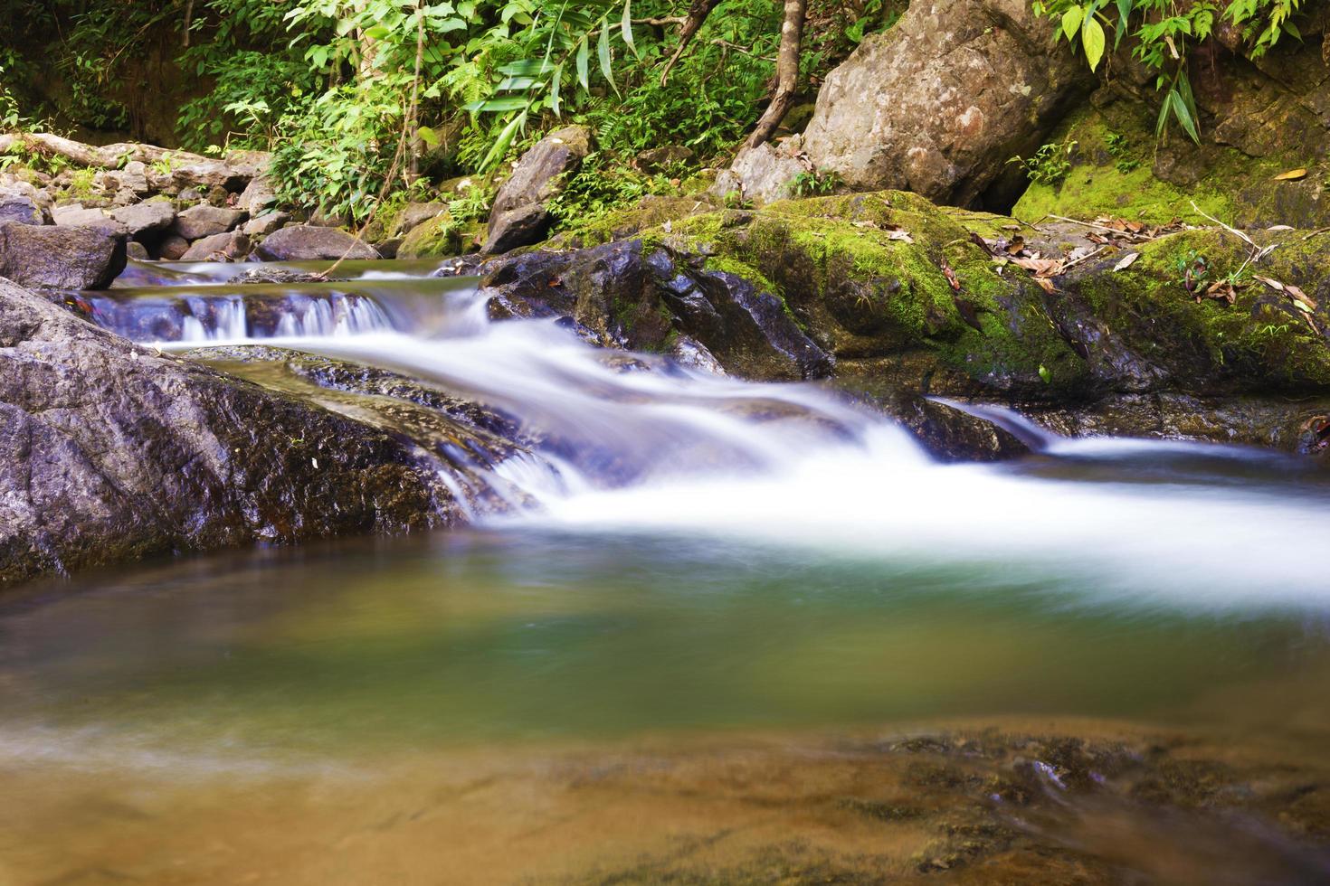 Dawna Falls, Karen State, Myanmar, Azië foto