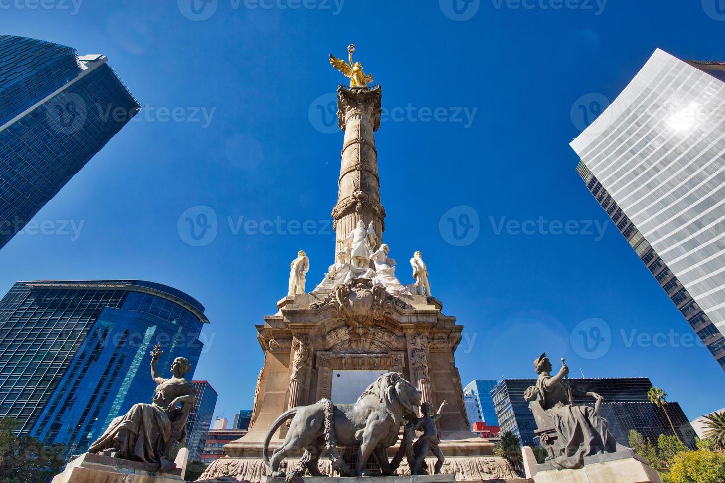 engel van onafhankelijkheidsmonument, mexico-stad foto