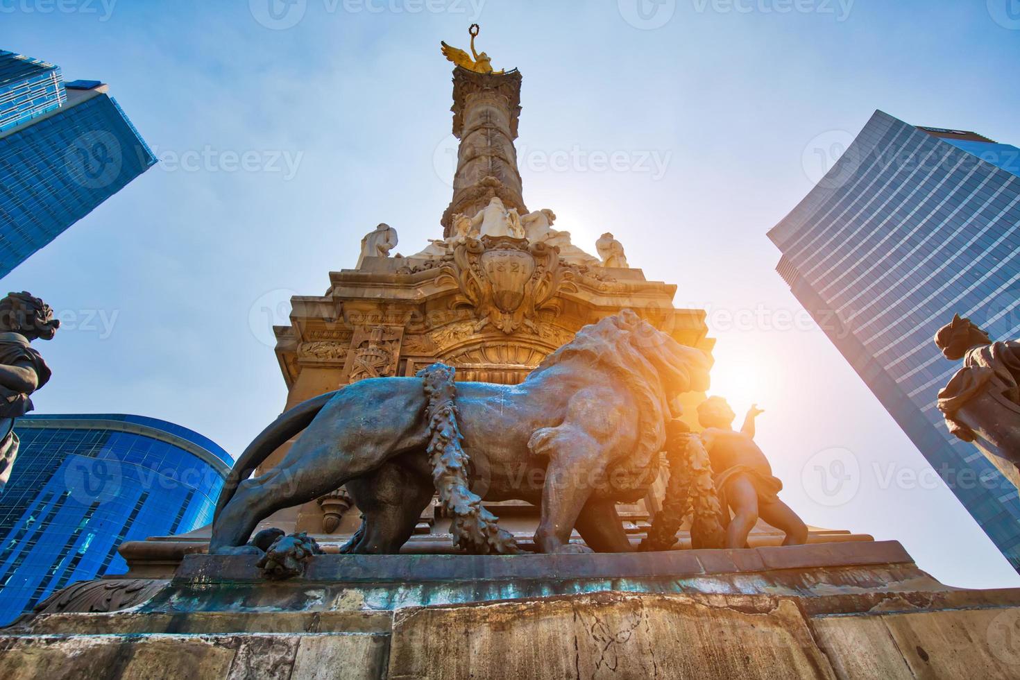 engel van onafhankelijkheidsmonument, mexico-stad foto