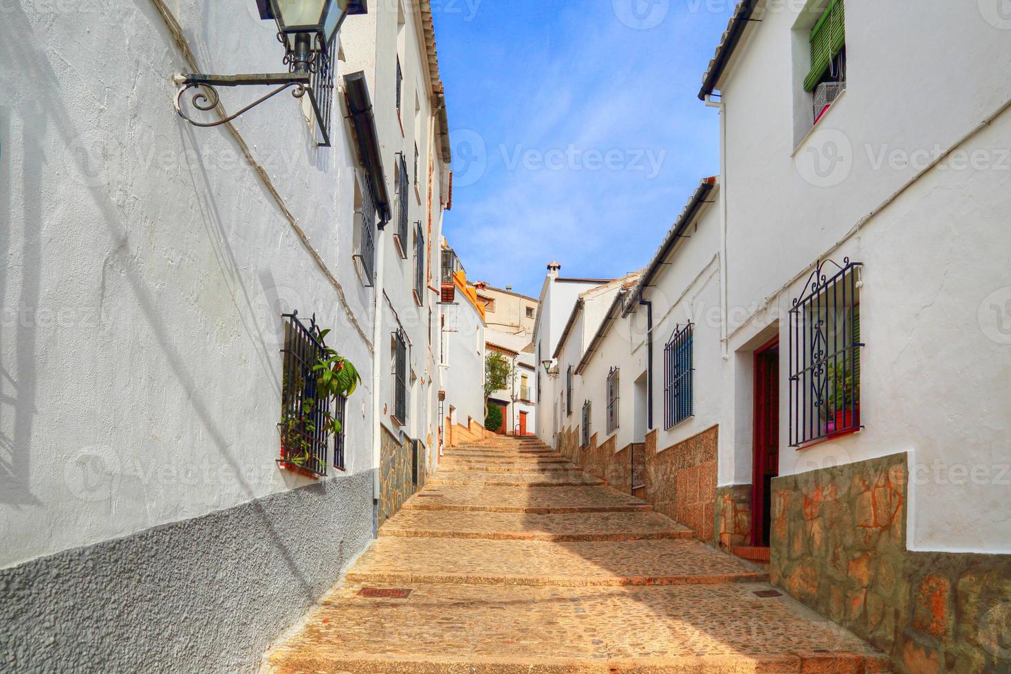 ronda straten in het historische stadscentrum foto