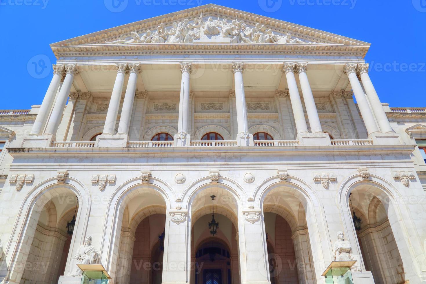 parlementsgebouw, vergadering van de republiek, lissabon, portugal foto