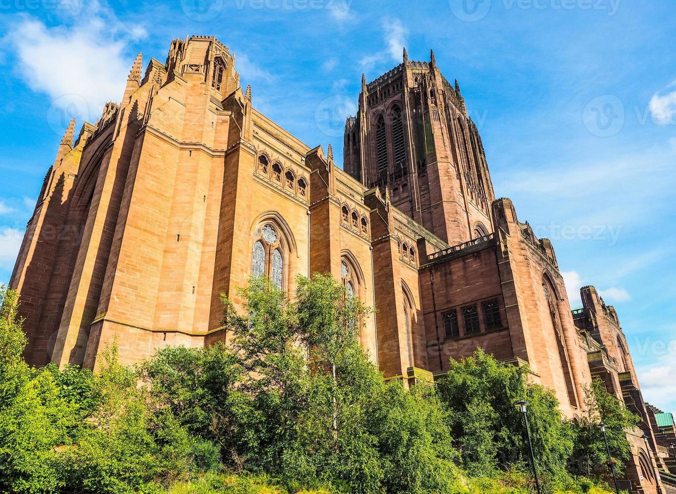 hdr kathedraal van Liverpool in Liverpool foto