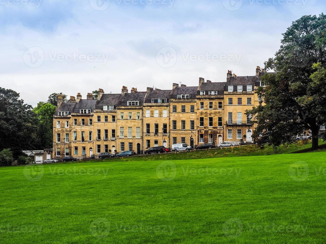 hdr uitzicht op de stad Bath foto