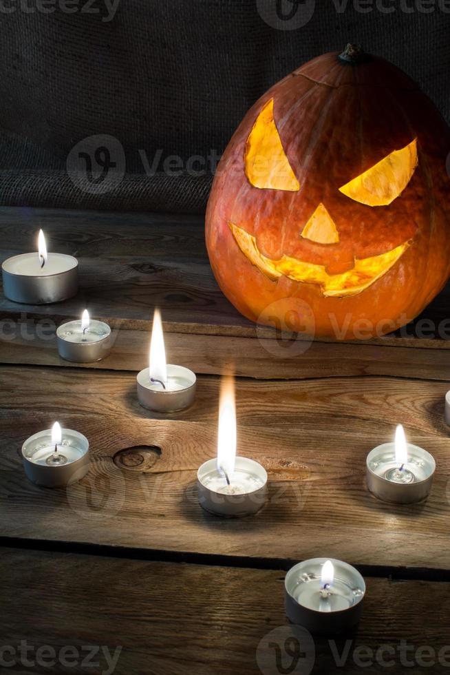 halloween pompoen verticale copyspace foto