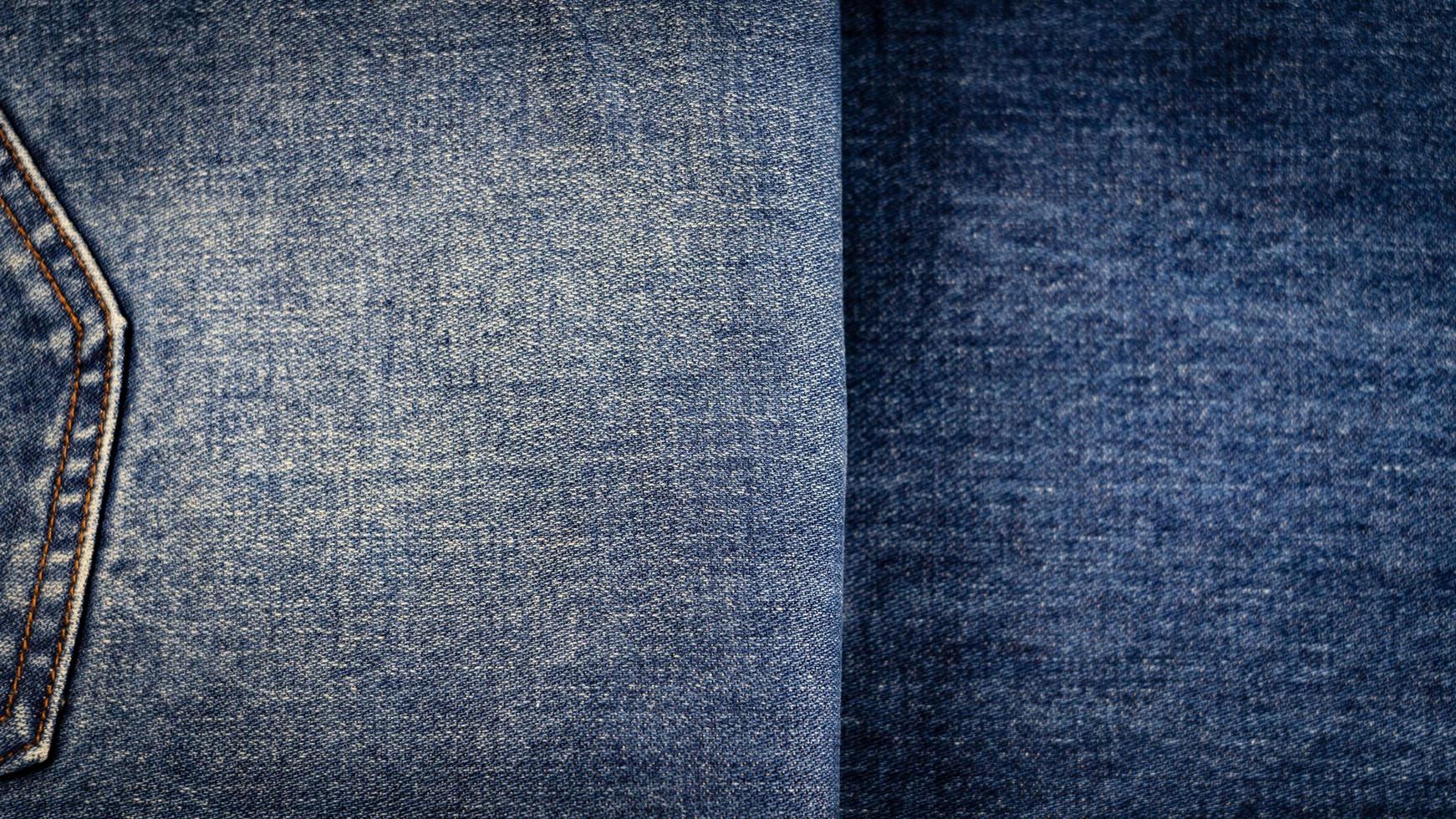 blauwe denim jeans textuur achtergrond foto